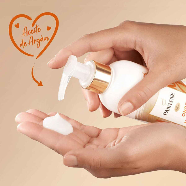 Cap Pantene Crema Peinado Ond As Naturales Unisex, 235 ml