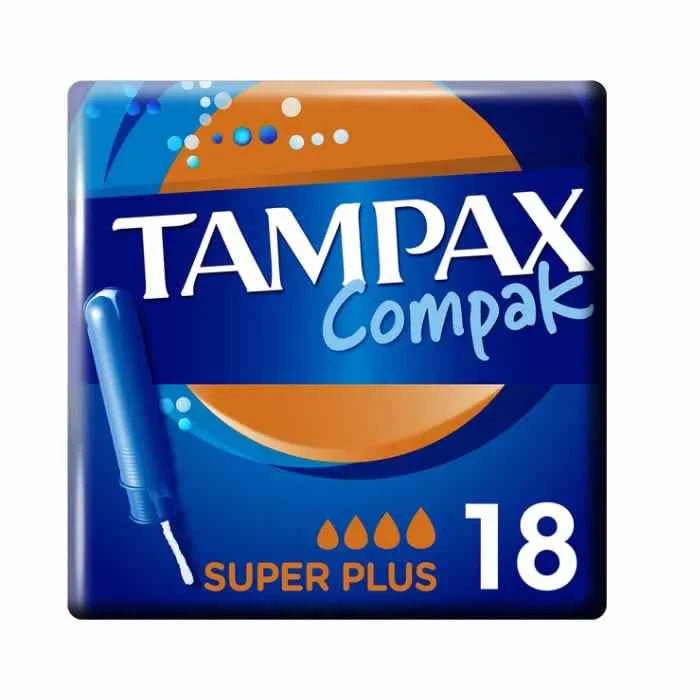 Tampax Compak Super Plus, 18 Units