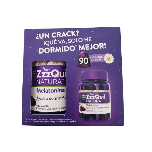 Zzzquil Nature Melatonin Pack 60+, 30 Units