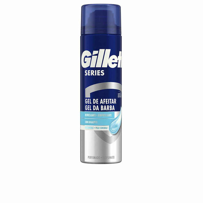 Gel Afeitar Gillette Series Refrescante Eucalipto Sensib 200 Unisex