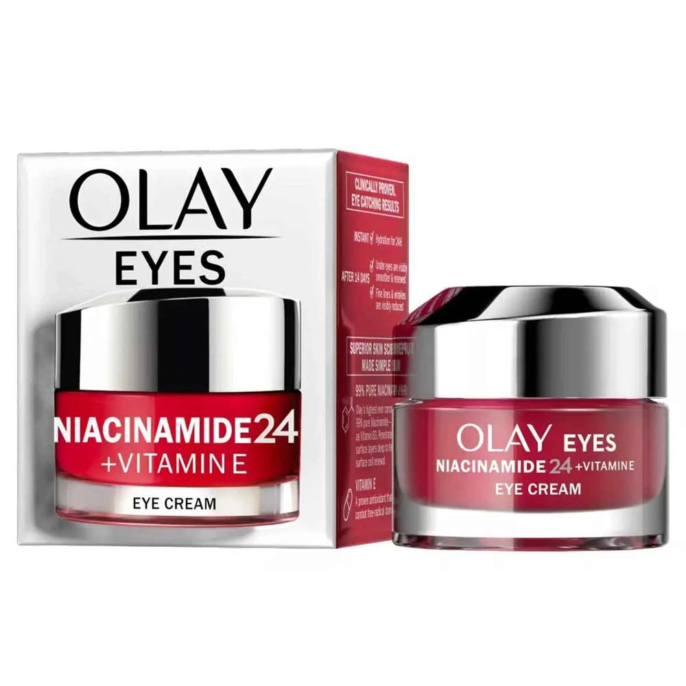 OLAY Niacinamida24 Vitamina e Crema Contorno De Ojos Unisex, 15 ml