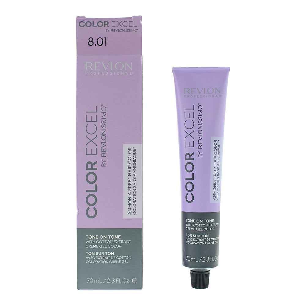 Revlon Color Excel – Semi-Permanent Hair Dye Unisex, 8.01 Light Natural Ash Blonde ml