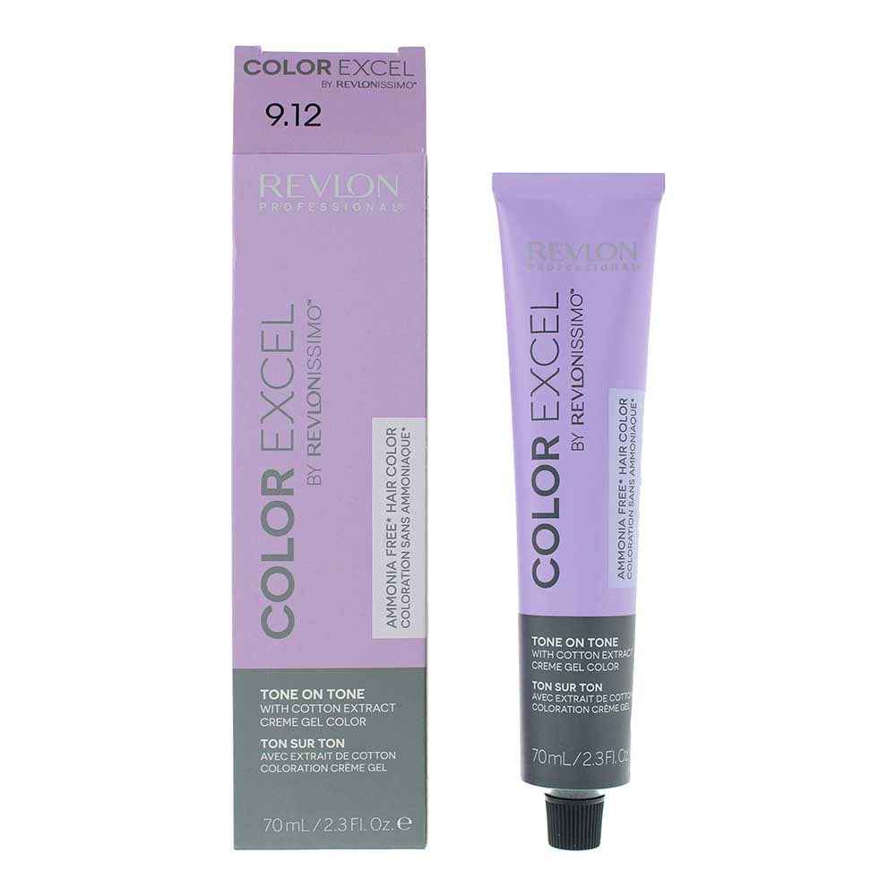 Revlon Color Excel – Semi-Permanent Hair Dye for Women, 9.12 Very Light Ash Iridescent Blonde, 70 ml