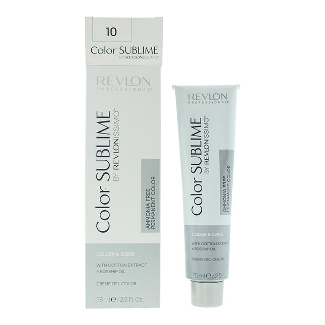 Revlon Color Sublime – Permanent Hair Dye for Women, 10 Lightest Blonde, 75 ml