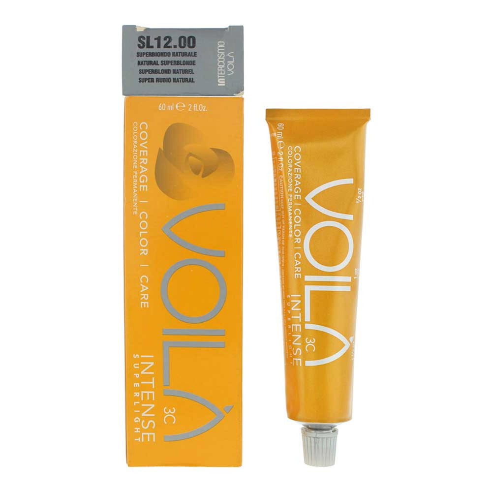 Intercosmo Voila 3C Intense Superlight – Permanent Hair Dye for Women, Natural Superblonde, 60 ml