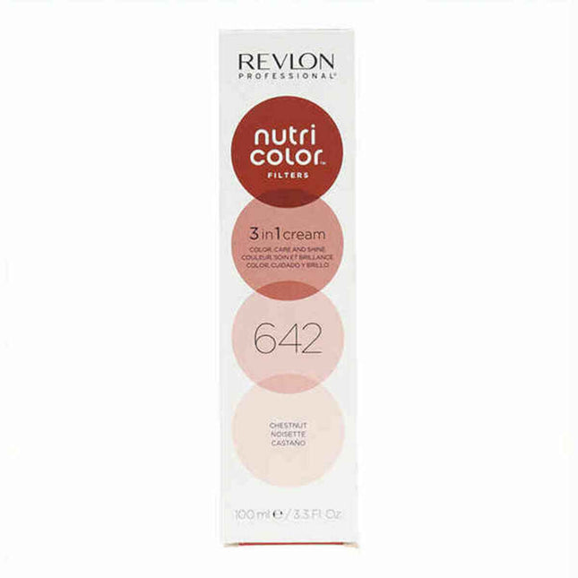 Revlon Nutri Color Filters Mascarilla De Color Instantánea 642 Chestnut Unisex, 100 ml