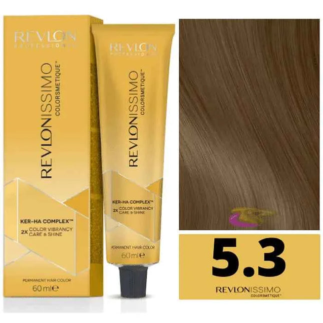Revlon Revlonissimo Colorsmetique 5,3 Light Golden Brown Unisex, 60 ml
