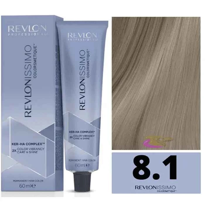 Revlon Revlonissimo Colorsmetique 8,1 Light Ash Blonde Unisex, 60 ml