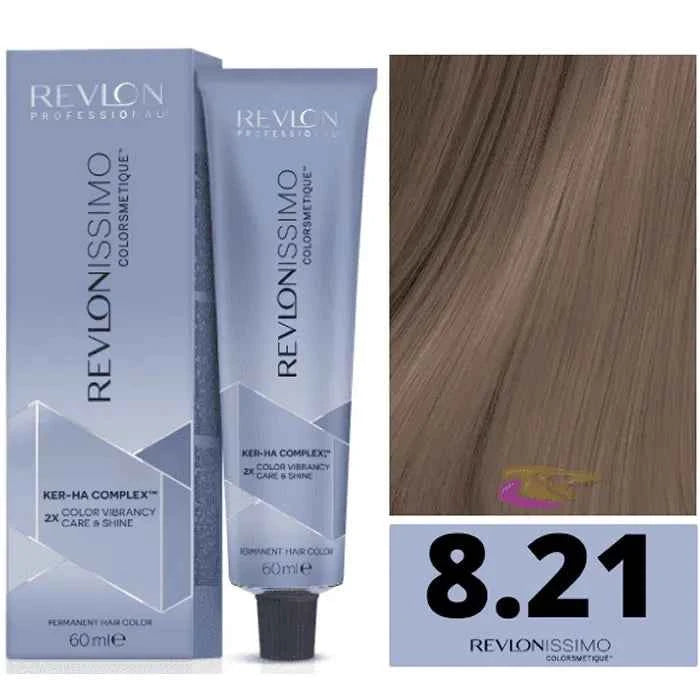 Revlon Revlonissimo Colorsmetique 8,21 Light Blonde Iris Ash Unisex, 60 ml