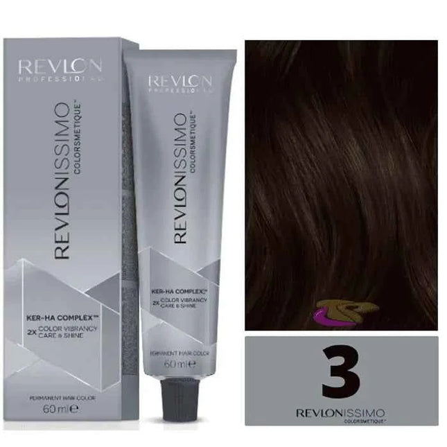 Revlon Revlonissimo Colorsmetique 3 Dark Brown Unisex, 60 ml