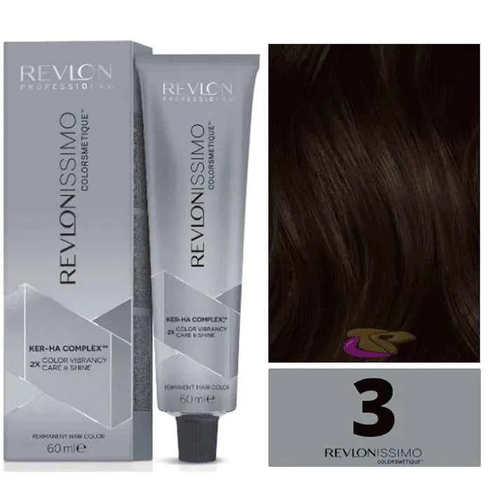 Revlon Revlonissimo Colorsmetique 3 Dark Brown Unisex, 60 ml