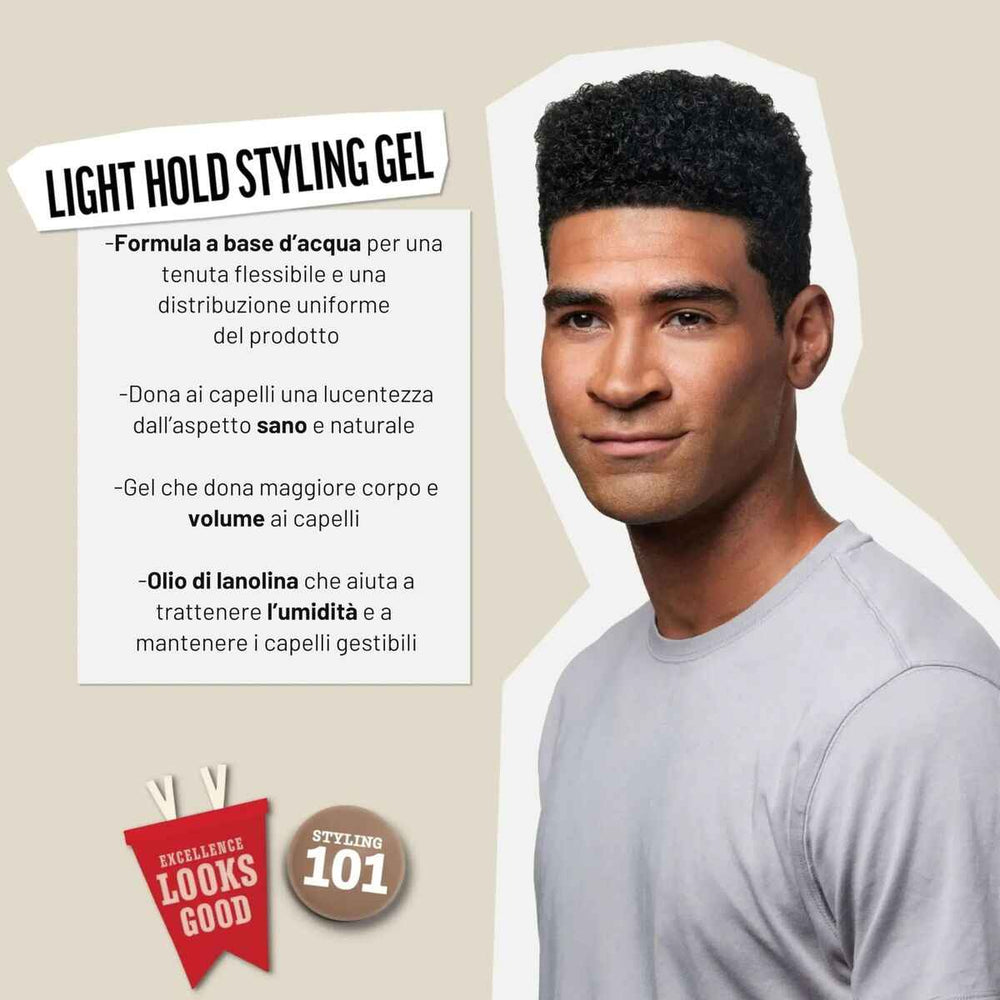 American CREW Light Hold Styling – Gel Unisex, 250 ml