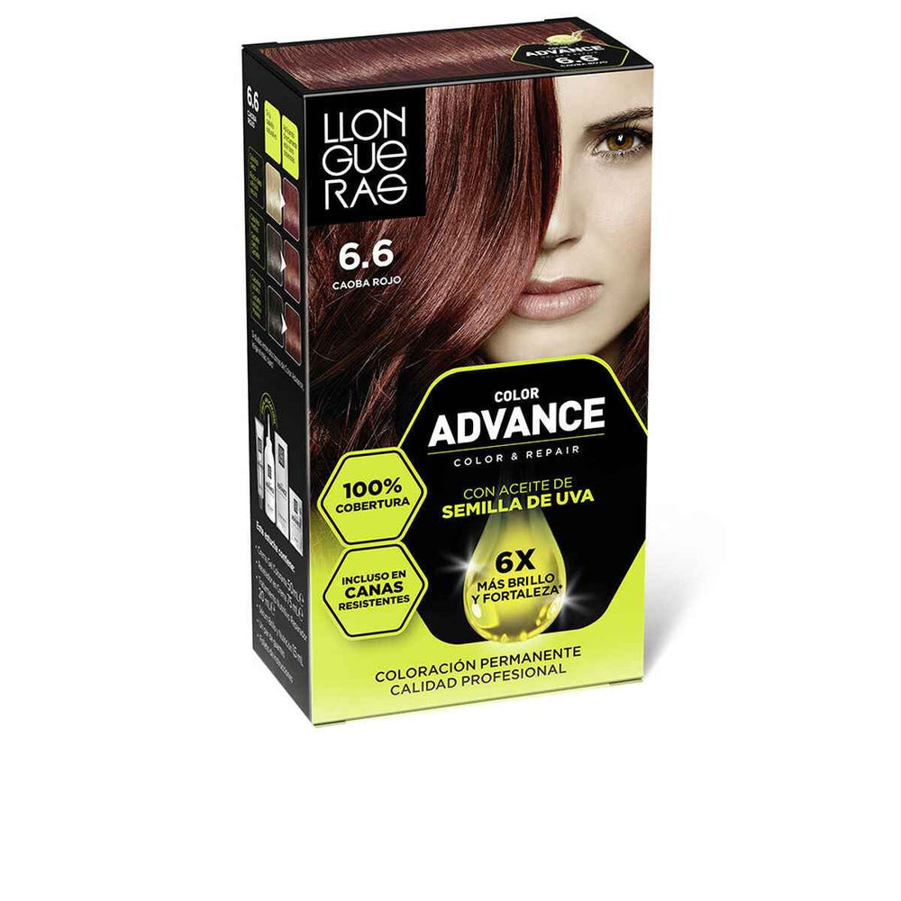 Llongueras Color Advance 6,6-Caoba Rojo Intenso 1 U Unisex