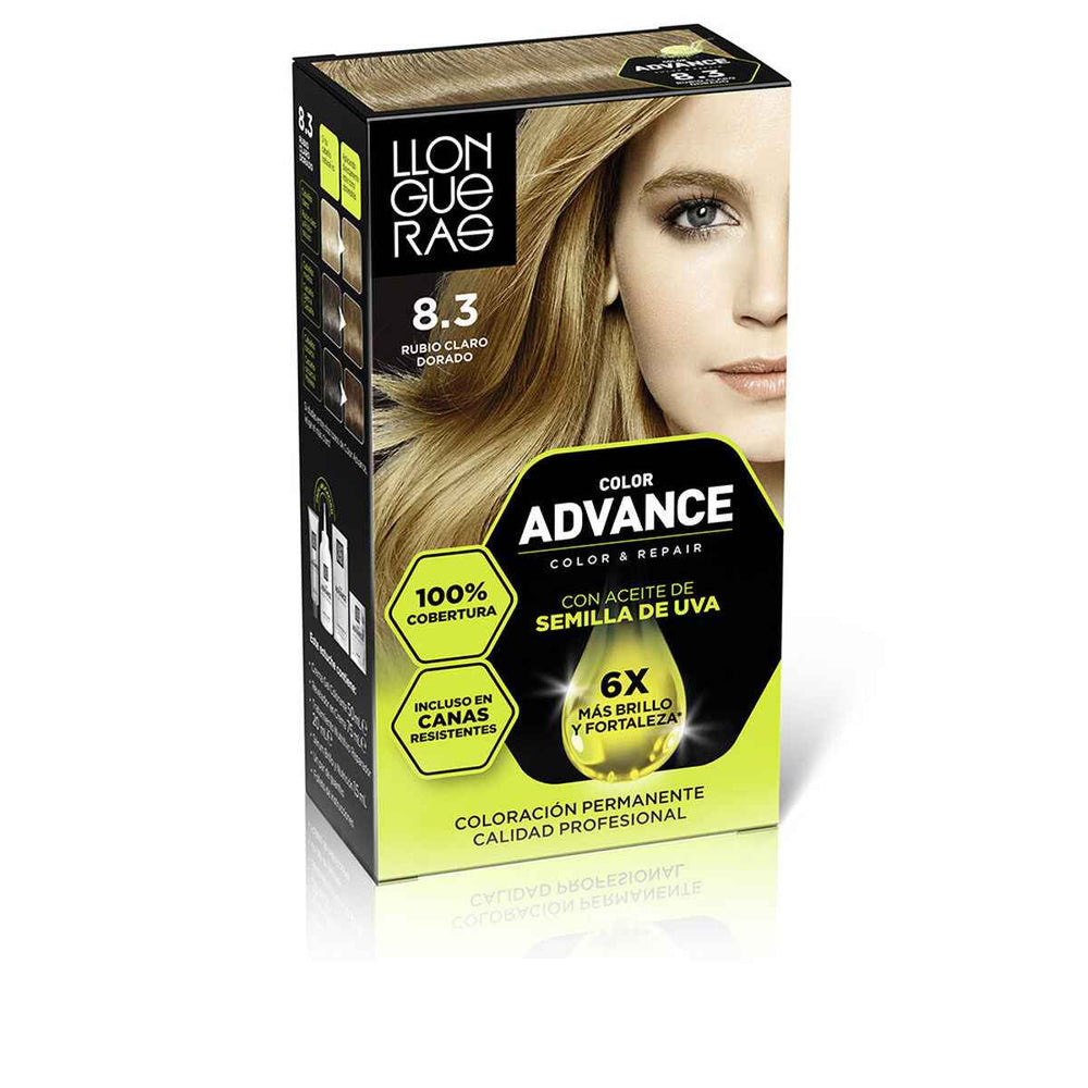 Llongueras Color Advance 8,3-Rubio Claro Dorado 1 U Unisex