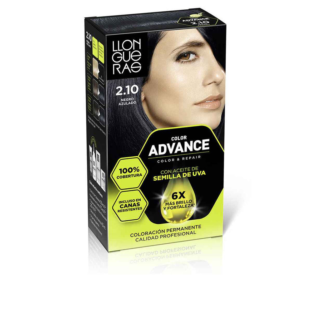 Llongueras Color Advance 2,10-Negro Azulado 1 U Unisex