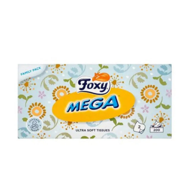 FOXY Mega Tissues, 200 Units