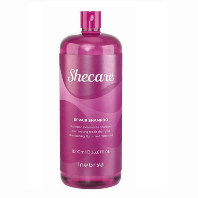 Inebrya Shecare – Hair Treatment Shampoo for Women, Repair, Damaged, 1000 ml