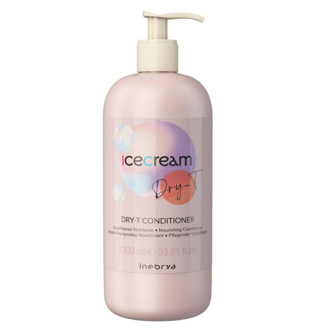 Inebrya Ice Cream Dry-T – Hair Dry Conditioner Unisex, For Dry Hair, 1000 ml