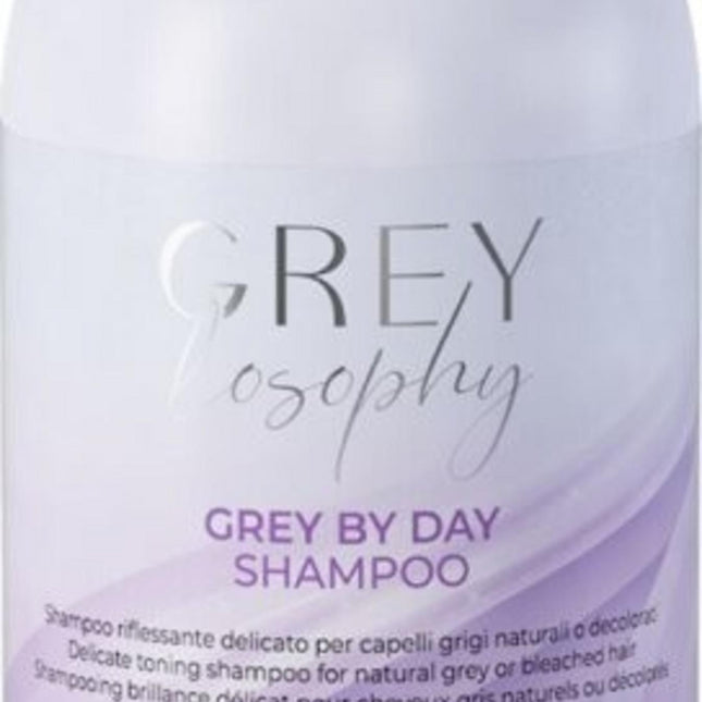 Inebrya Grey By Day – Hair Shampoo for Women, For Neutralisation Of Yellow Tones, 300 ml