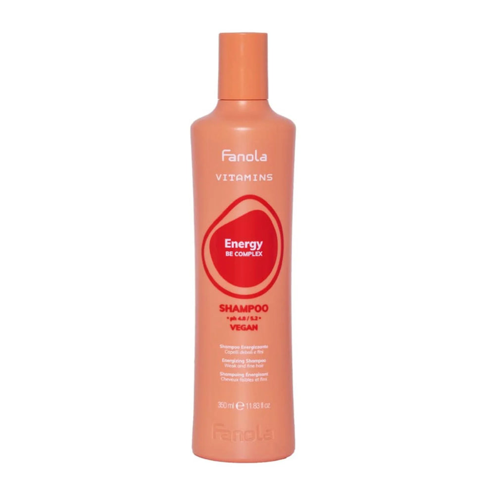 Fanola Vitamins Energy Be Complex Champu Vegano Unisex, 350 ml