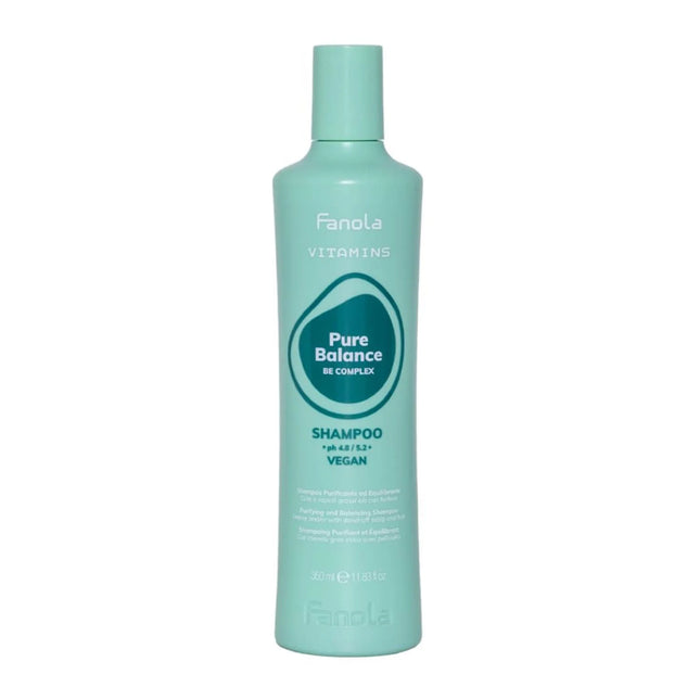 Fanola Vitamins Pure Balance Champu Vegano Unisex, 350 ml