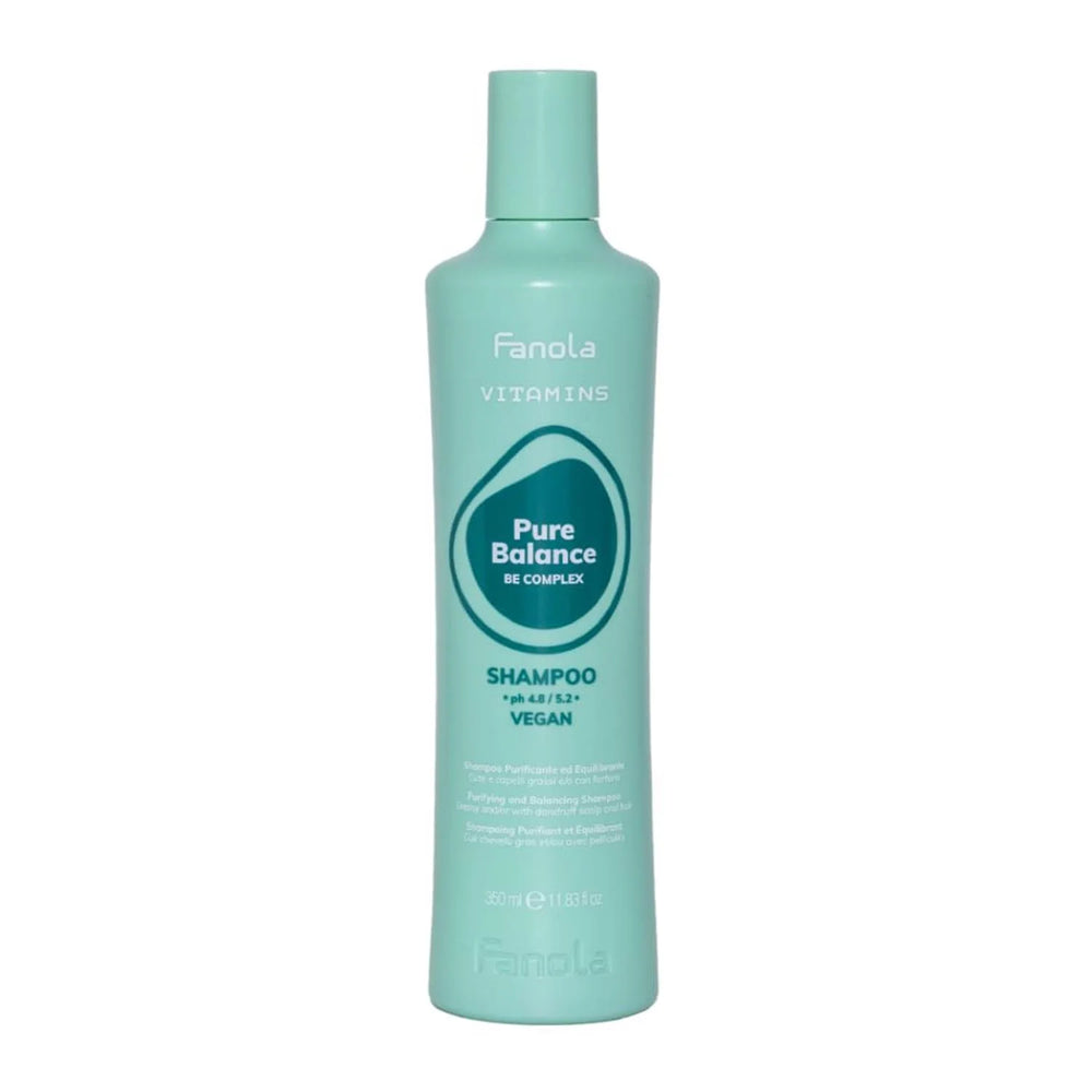 Fanola Vitamins Pure Balance Champu Vegano Unisex, 350 ml
