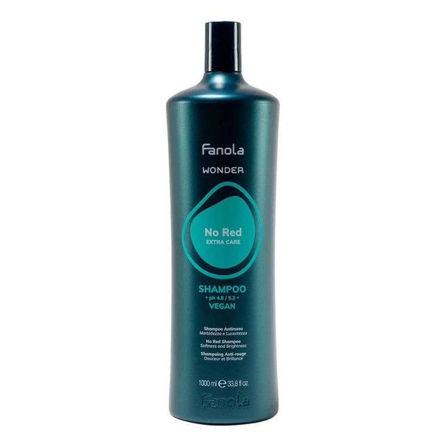 Fanola Wonder No Red Extra Care Champu Vegano Unisex, 1000 ml