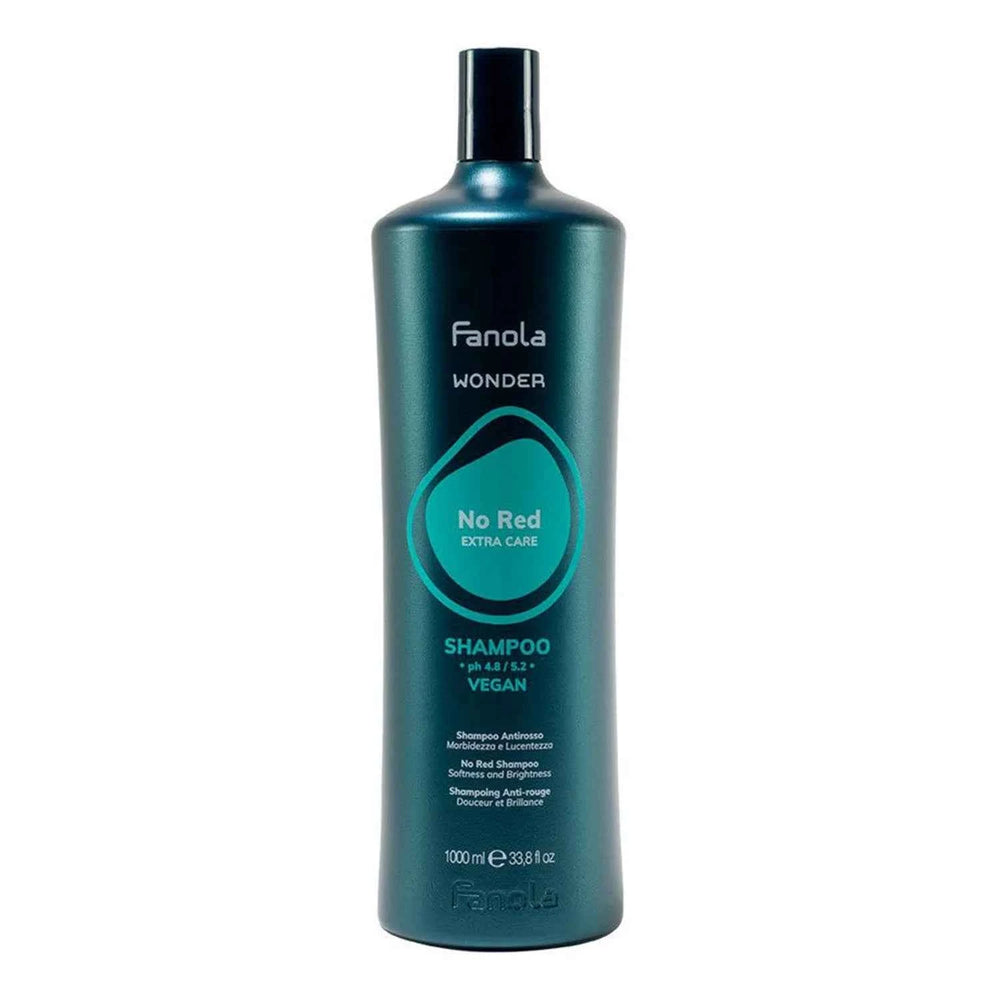Fanola Wonder No Red Extra Care Champu Vegano Unisex, 1000 ml