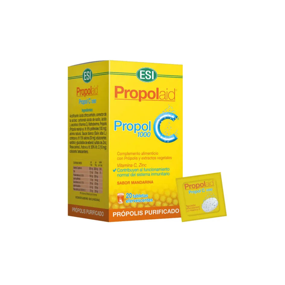 ESI Trepatdiet Propol C Efervescente 20tab 1000mg
