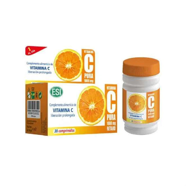 ESI Vitamina C Pura 1,000 Mg Retard 30 Comprimidos