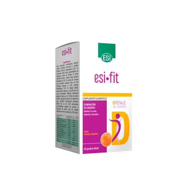 ESI Fit Liquid Drainage Orange Flavor 24 Pocket Drink