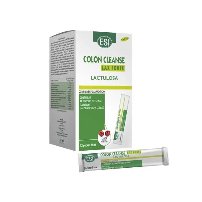 ESI Colon Cleanse Lax Forte Lactulosa Pocket Drink, 12 Units