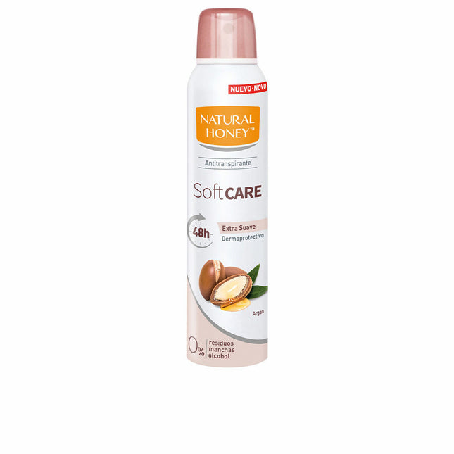 Natural Honey Soft Care Desodorante – Spray Unisex, 200 ml