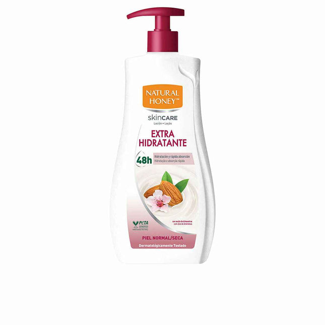 Natural Honey Aceite Almendras Dulces Hidratante Loción Dosificador Unisex, 600 ml