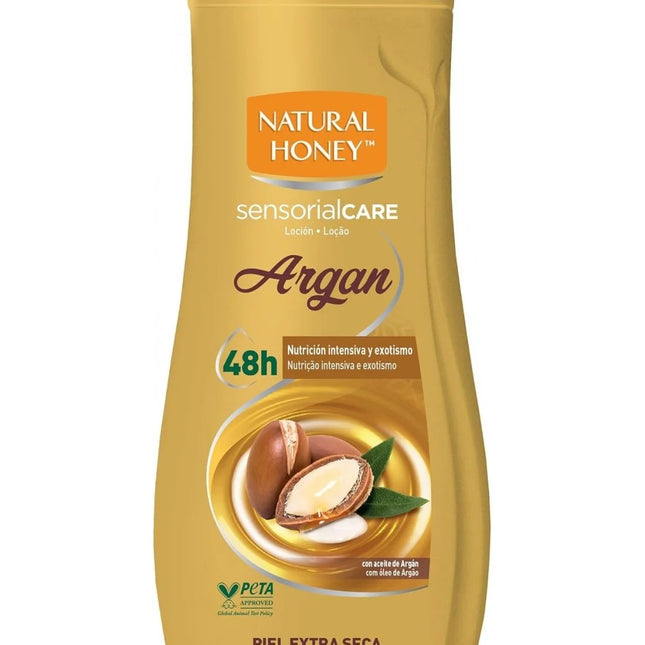 Natural Honey Elixir De Argan Loción Corporal Unisex, 330 ml
