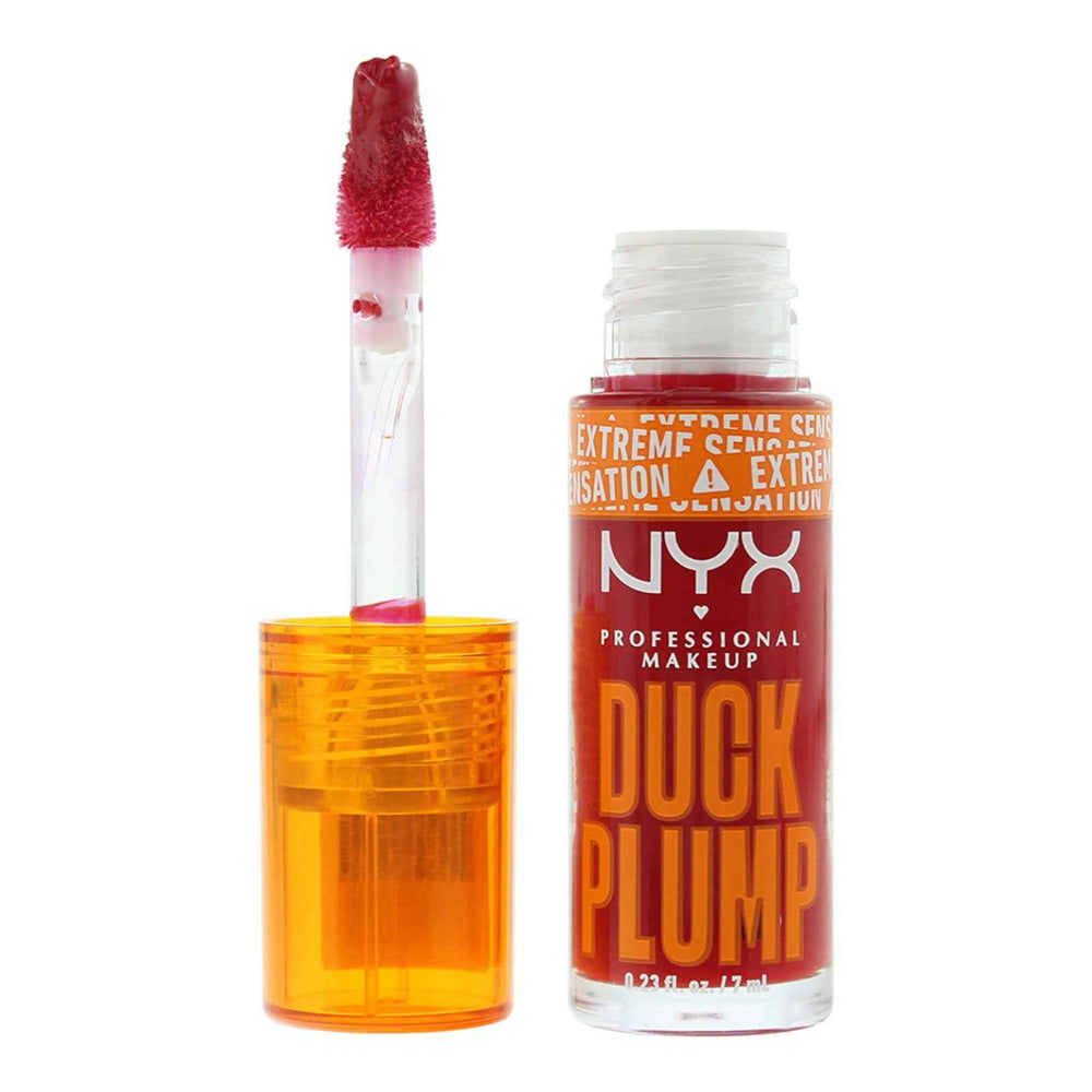 Nyx Duck Plump Vegan Plumping – Lip Plumper for Women, 14, Hall Of Flame, 7 ml