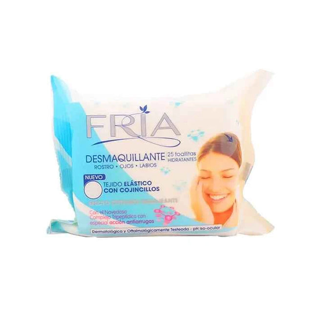 FRIA Make-Up Removal Wipes Unisex, 25 Units