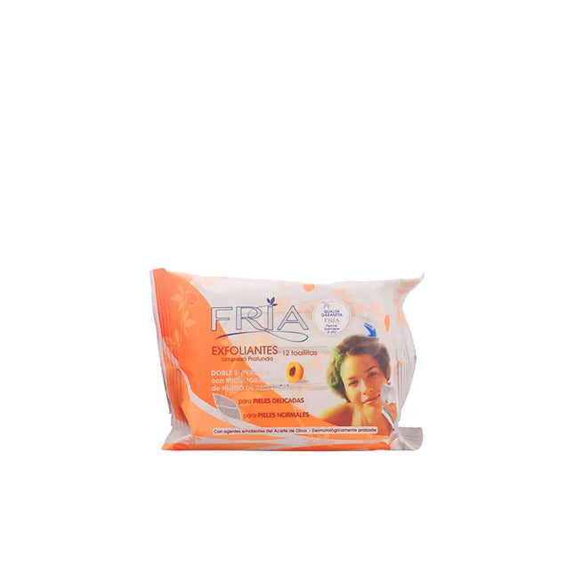 FRIA Peeling Wipes Unisex, 12 Units