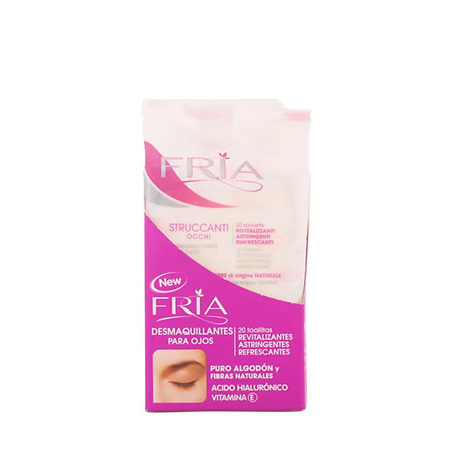 FRIA Make-Up Removal Wipes Unisex, 20 Units