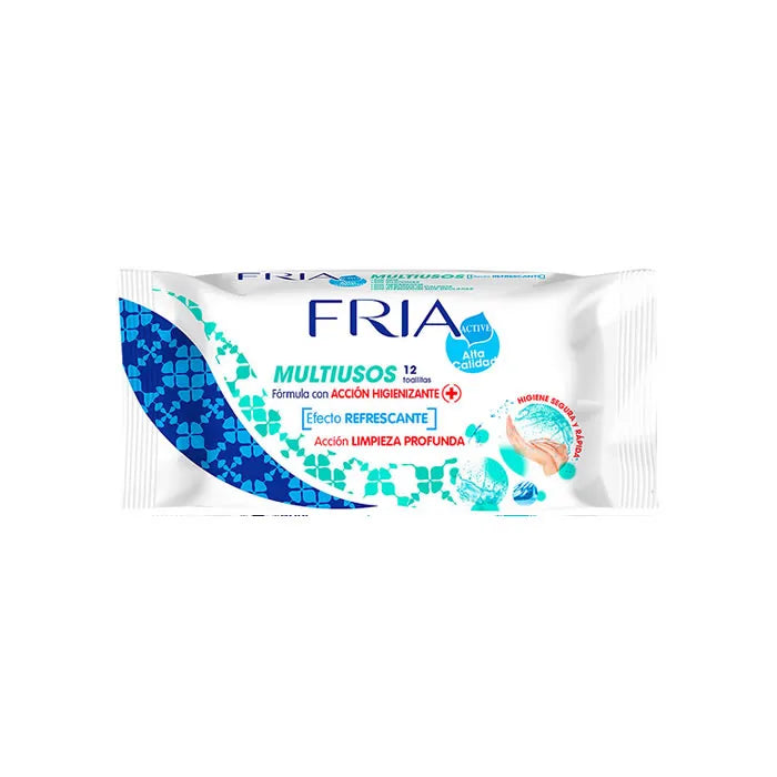 FRIA Multiusos Cleansing Antibacterial Wipes 12 Wipes Unisex