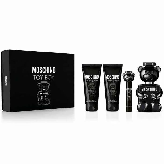 Moschino Toy Boy – Eau de Parfum Unisex Spray 100 ml, Set 4 Pieces