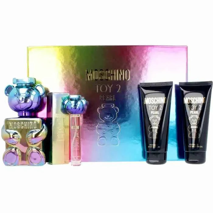 Moschino Toy 2 Pearl – Eau de Parfum for Men Spray 100 ml, Set 4 Pieces