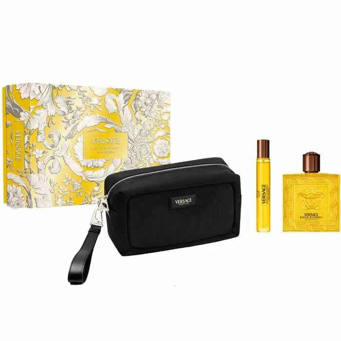Versace Eros Energy Pour Homme – Eau de Parfum Unisex Spray 100 ml, Set 3 Pieces