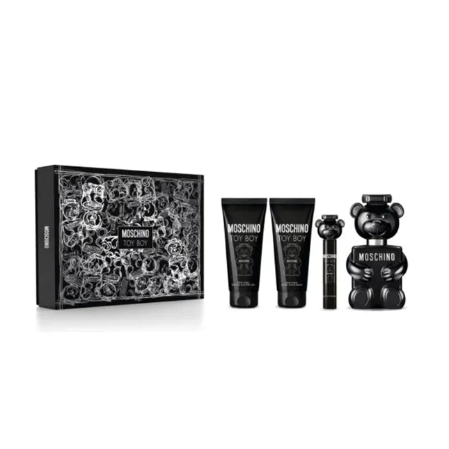 Moschino Toy Boy – Eau de Parfum for Men Spray 100 ml, Set 4 Pieces