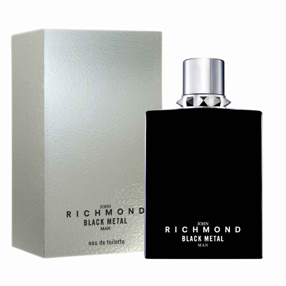 JOHN Richmond Black Metal Man – Eau de Toilette for Men, 100 ml