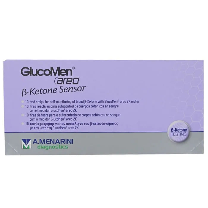 Menarini Glucomen Areo Sensor B-Ketone 10 Test Strips