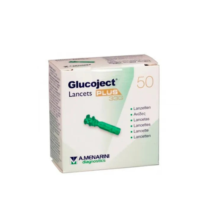 Menarini Glucoject 50 Lancets Plus, 33 g
