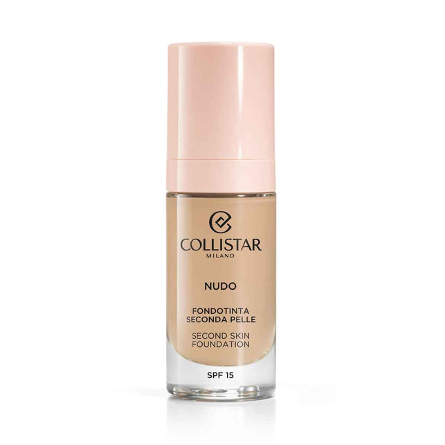 Collistar Nudo Fondo De Maquillaje Segunda Piel Spf15 2n-Beige Unisex, 30 ml