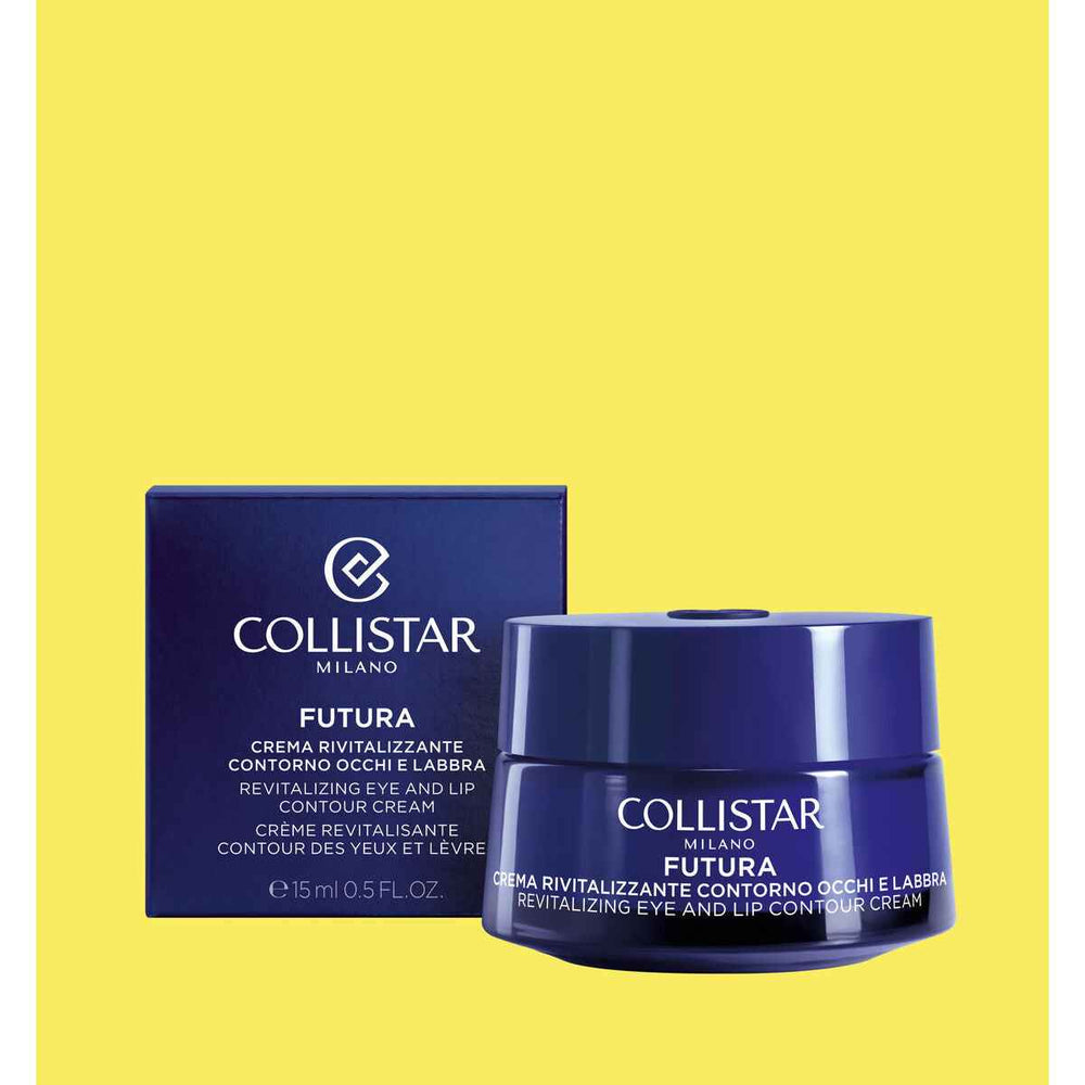 Collistar Futura Crema Revitalizante Contorno De Ojos y Labios Unisex, 15 ml