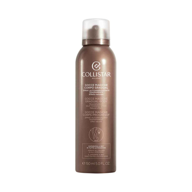Collistar Gotas Mágicas Body Mist Autobronceador Gradual Transparente Unisex, 150 ml